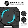 Gizga Essentials 2-in-1 Laptop Stand 360° Rotating 10 Adjustable Angles for All 12-15.6-Inch Laptops Notebook with Mobile Holder (Black) Gizga Essentials 2-in-1 Laptop Stand 360° Rotating 10 Adjustable Angles for All 12-15.6-Inch Laptops Notebook with Mobile Holder (Black)