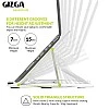 Gizga Essentials 2-in-1 Laptop Stand 360° Rotating 10 Adjustable Angles for All 12-15.6-Inch Laptops Notebook with Mobile Holder (Black) Gizga Essentials 2-in-1 Laptop Stand 360° Rotating 10 Adjustable Angles for All 12-15.6-Inch Laptops Notebook with Mobile Holder (Black)