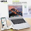 Gizga Essentials 2-in-1 Laptop Stand 360° Rotating 10 Adjustable Angles for All 12-15.6-Inch Laptops Notebook with Mobile Holder (Black) Gizga Essentials 2-in-1 Laptop Stand 360° Rotating 10 Adjustable Angles for All 12-15.6-Inch Laptops Notebook with Mobile Holder (Black)