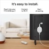 Google Chromecast with Google TV (4K)- Streaming Stick Entertainment with Voice Search - Watch Movies, Shows, and Live TV in 4K HDR - Snow