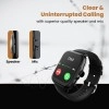 HAMMER Ace 4.0 Calling Smart Watch with Large 1.85" IPS Display, Dual Mode, Spo2, Heart Rate, Strong Metallic Body & Skin Friendly Strap, Black