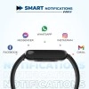 HAMMER Ace 4.0 Calling Smart Watch with Large 1.85" IPS Display, Dual Mode, Spo2, Heart Rate, Strong Metallic Body & Skin Friendly Strap, Black