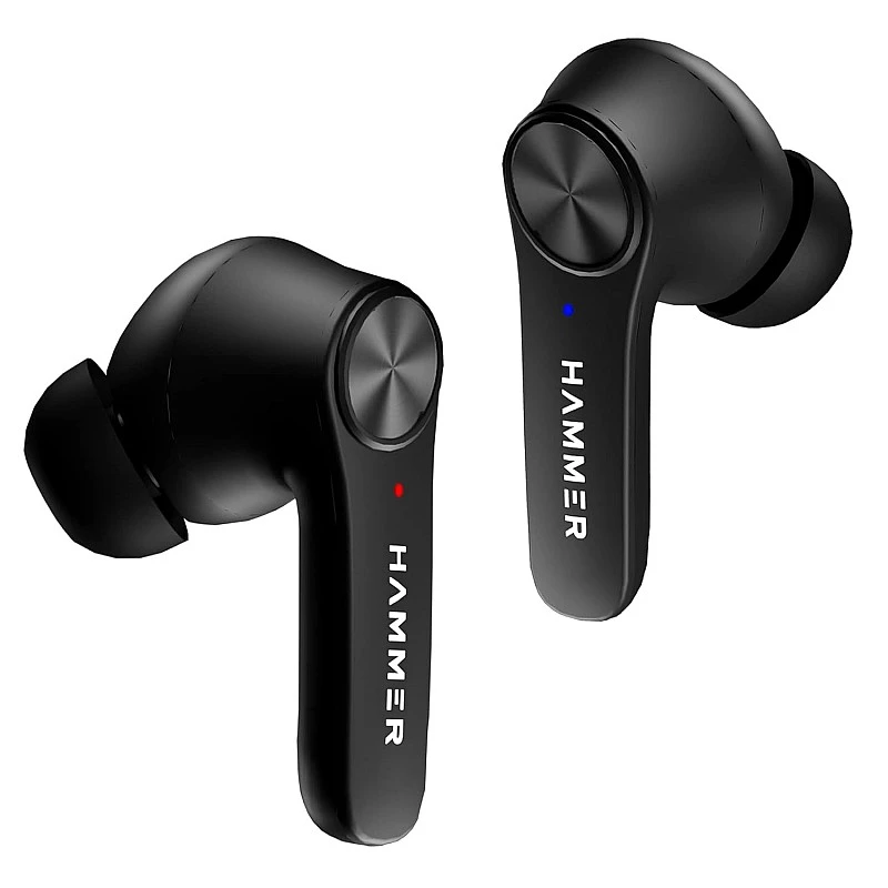 HAMMER Airflow 2.0 Bluetooth Truly Wireless in Ear Earbuds with Mic (Midnight Black) HAMMER Airflow 2.0 Bluetooth Truly Wireless in Ear Earbuds with Mic (Midnight Black)