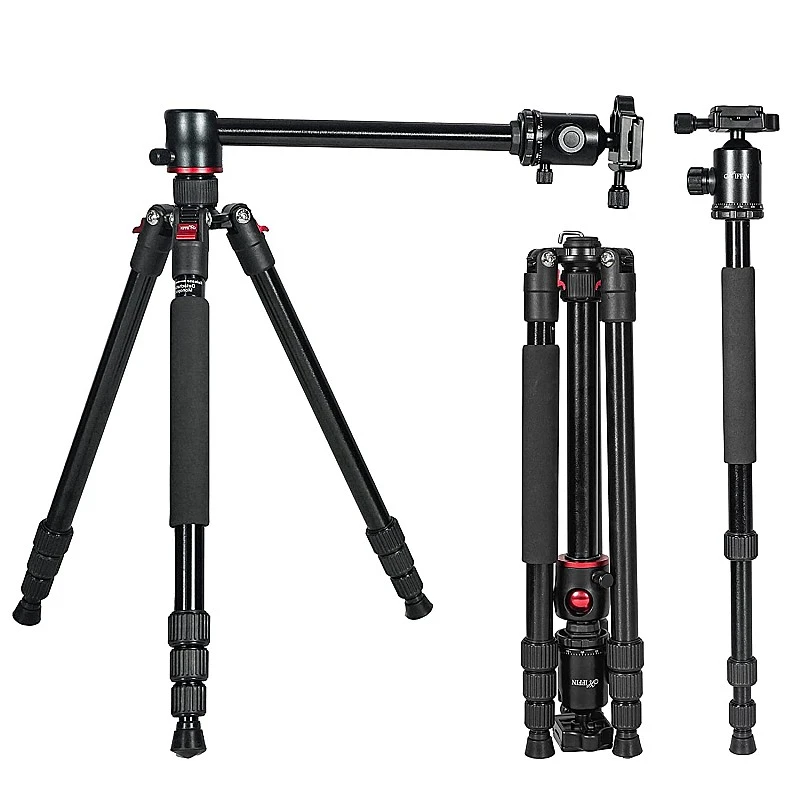 HIFFIN HF-550 Tripod, 65″ inch Special Quality Camera Tripod for Canon Nikon 360 Degree Ball Head, Travel and Work (Black) HIFFIN HF-550 Tripod, 65″ inch Special Quality Camera Tripod for Canon Nikon 360 Degree Ball Head, Travel and Work (Black)