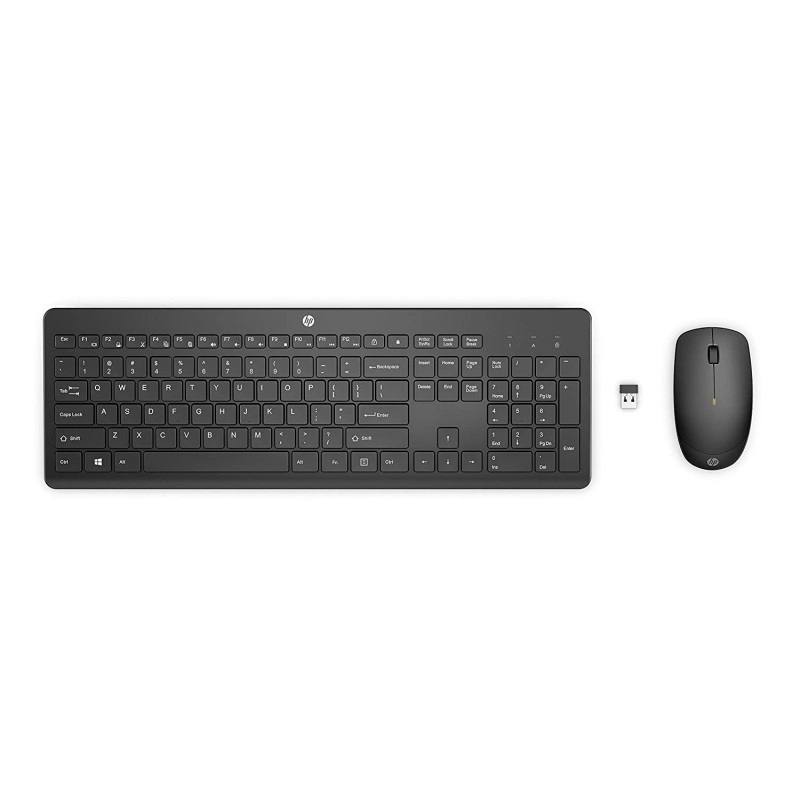 HP 230 Wireless Black Keyboard and Mouse Combo 1600 DPI (18H24AA) HP 230 Wireless Black Keyboard and Mouse Combo 1600 DPI (18H24AA)