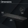 HP 450 Programmable Wireless, Full Size; 3-Zone Layout Keyboard, 2.4 Ghz Wireless Connection, Compatible with Pcs with Available USB-A Port, Black HP 450 Programmable Wireless, Full Size; 3-Zone Layout Keyboard, 2.4 Ghz Wireless Connection, Compatible with Pcs with Available USB-A Port, Black