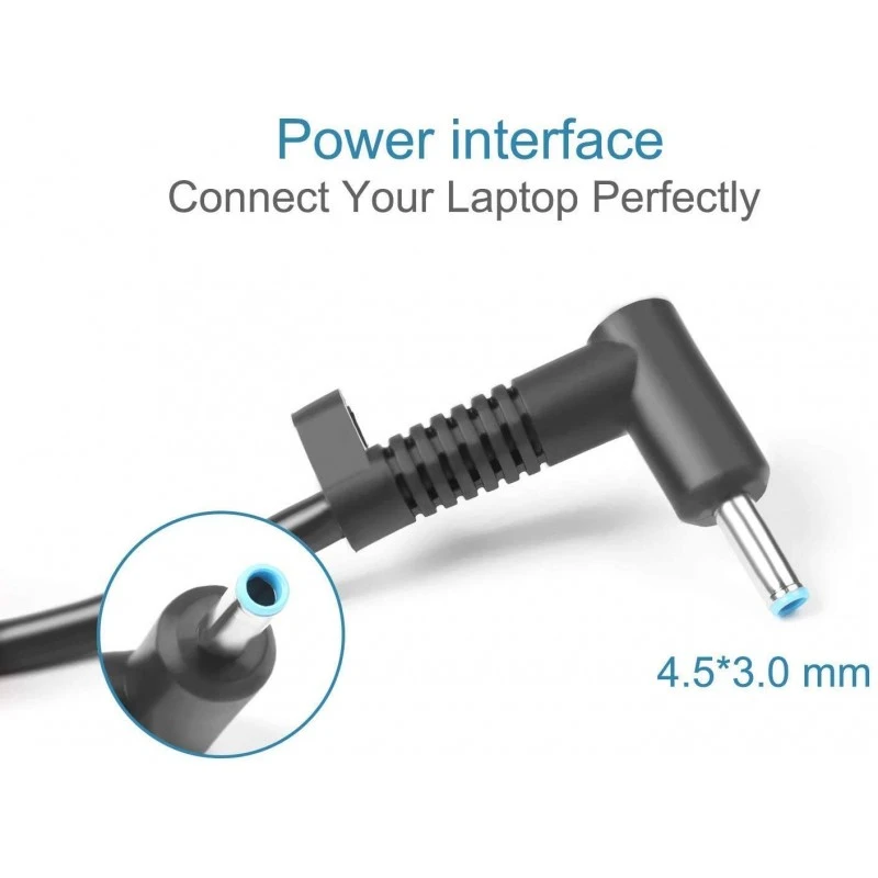 HP 65W AC Laptops Charger Adapter 4.5mm for HP Pavilion Black (Without Power Cable) HP 65W AC Laptops Charger Adapter 4.5mm for HP Pavilion Black (Without Power Cable)