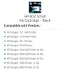HP 802 Small Black Original Ink Cartridge HP 802 Small Black Original Ink Cartridge