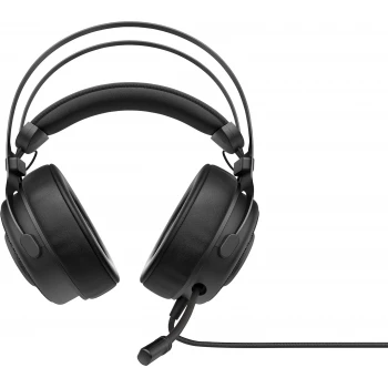 HP OMEN Blast Gaming Wired Over Ear Headset with 7.1 Surround Sound and Retractable Noise Cancelling Microphone Black