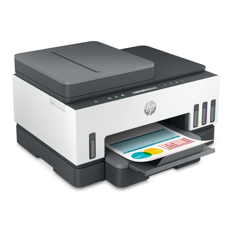 HP Smart Tank 750 All-in-One Auto Duplex WiFi Colour Printer with ADF, Print, Scan & Cope for Office with ADF, Multicolor HP Smart Tank 750 All-in-One Auto Duplex WiFi Colour Printer with ADF, Print, Scan & Cope for Office with ADF, Multicolor
