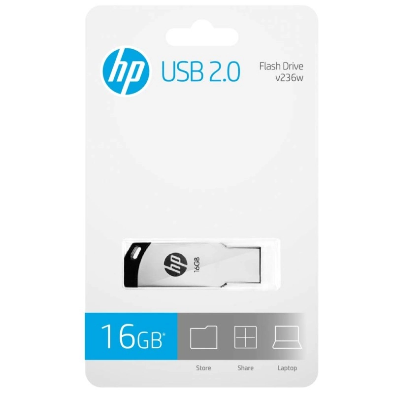 HP v236w 16GB USB 2.0 Pen Drive, Multi HP v236w 16GB USB 2.0 Pen Drive, Multi