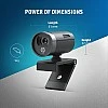 HP w100 480p/30 Fps Webcam, Built-in Mic, Plug and Play, Wide-Angle View for Video Calling, Skype, Zoom, Microsoft Teams, Black HP w100 480p/30 Fps Webcam, Built-in Mic, Plug and Play, Wide-Angle View for Video Calling, Skype, Zoom, Microsoft Teams, Black