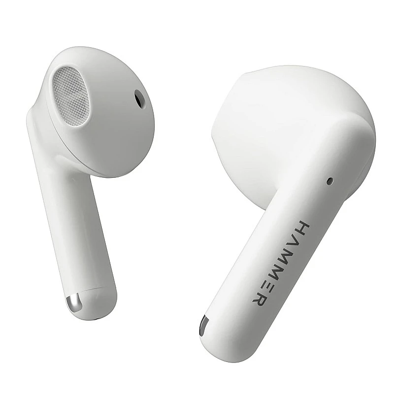 Hammer KO Pro Bluetooth Earbuds with Upto 20H Playtime, ENC, Fast Charging Type-C, IPX4 Water Resistant, Bluetooth v5.3, Touch Controls and Voice Assistant (White) Hammer KO Pro Bluetooth Earbuds with Upto 20H Playtime, ENC, Fast Charging Type-C, IPX4 Water Resistant, Bluetooth v5.3, Touch Controls and Voice Assistant (White)