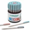 Hauser Q10 Ball Pen Tumbler | 0.6 mm Tip Size | Comfortable Grip With Smudge Free Writing | Smooth, Sturdy & Refillable Pen | Blue, Black & Red Ink, Set of 50 Ball Pens Hauser Q10 Ball Pen Tumbler | 0.6 mm Tip Size | Comfortable Grip With Smudge Free Writing | Smooth, Sturdy & Refillable Pen | Blue, Black & Red Ink, Set of 50 Ball Pens