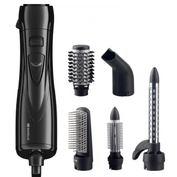 Havells HC4085-1000 Watts Air Care Styler, Pre-Styling Half Brush and Drying Nozzle, Styling Curlers, Smoothening Roller Brush, Suitable