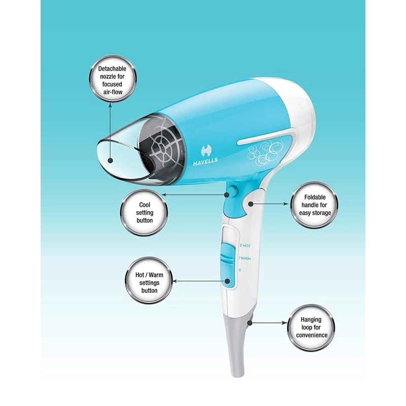 Havells HD3151 1600 Watts Foldable Hair Dryer Havells HD3151 1600 Watts Foldable Hair Dryer