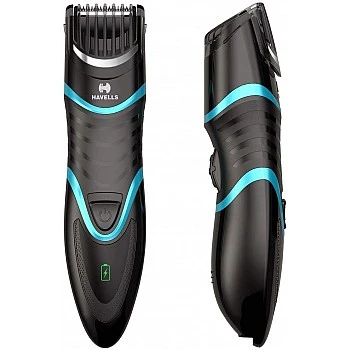 Havells USB Quick Charge Zoom Wheel Beard Trimmer (Blue)