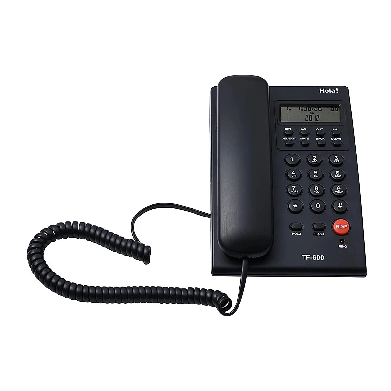 Hola TF 600 Corded Landline Phone Set with Caller ID (CLI) Function Made in India Hola TF 600 Corded Landline Phone Set with Caller ID (CLI) Function Made in India