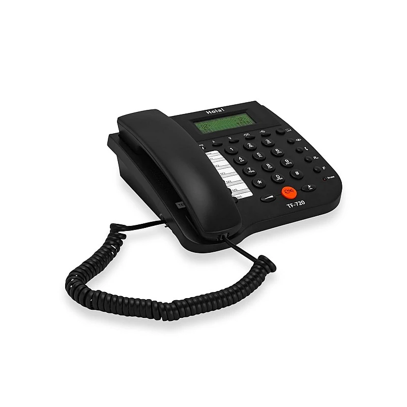 Hola! TF 720 CLI Phone with Memory and Phone Book, & Speaker Phone (Black) (Black) Hola! TF 720 CLI Phone with Memory and Phone Book, & Speaker Phone (Black) (Black)