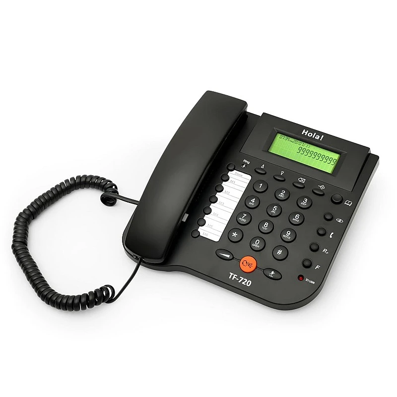 Hola! TF 720 CLI Phone with Memory and Phone Book, & Speaker Phone (Black) (Black) Hola! TF 720 CLI Phone with Memory and Phone Book, & Speaker Phone (Black) (Black)
