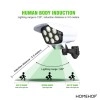 Homehop Solar Light Outdoor 77 Led Motion Sensor Security Camera Shaped Wall Lamp, Waterproof, Rotatable for Home, Outdoor, Garden with Remote Control.(ABS)