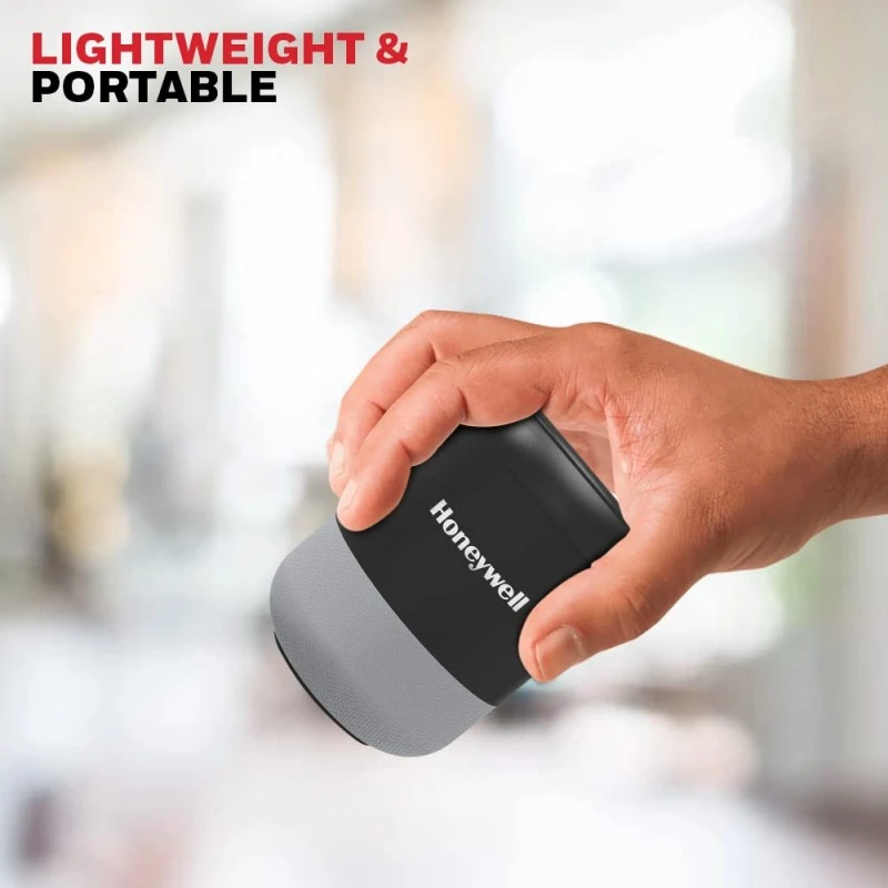 Honeywell Trueno U100 Duo, Lightweight & Portable Wireless Bluetooth Speaker, TWS Feature and Upto 24 Hours Playtime for 2 Speakers (Grey) Honeywell Trueno U100 Duo, Lightweight & Portable Wireless Bluetooth Speaker, TWS Feature and Upto 24 Hours Playtime for 2 Speakers (Grey)