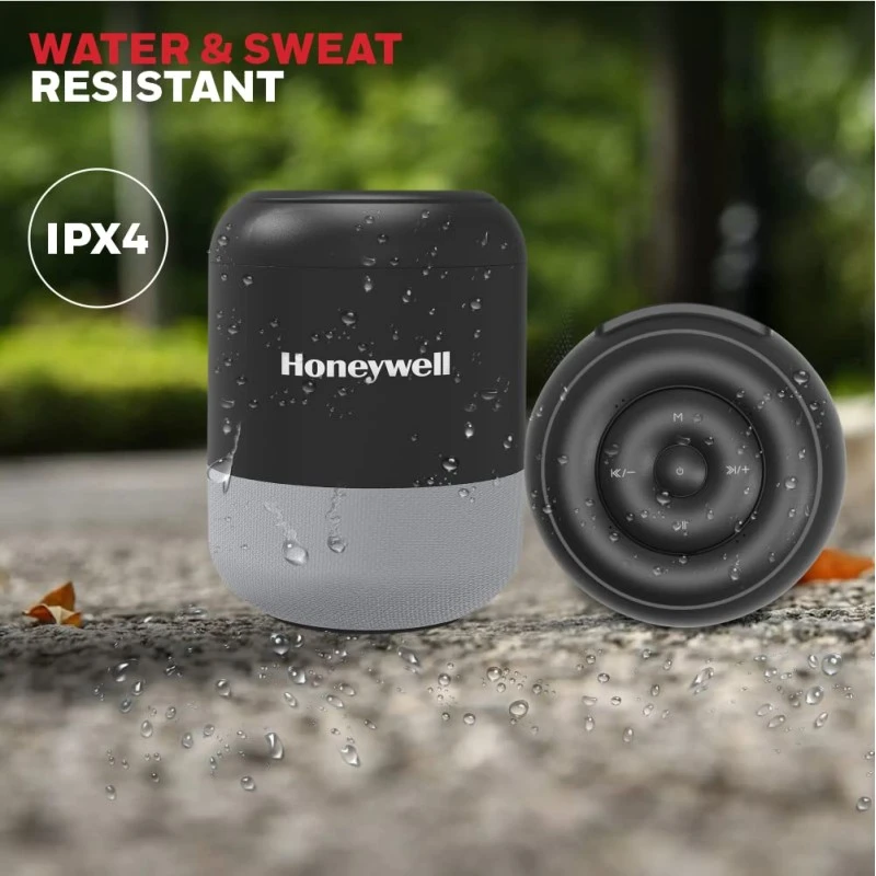 Honeywell Trueno U100 Duo, Lightweight & Portable Wireless Bluetooth Speaker, TWS Feature and Upto 24 Hours Playtime for 2 Speakers (Grey) Honeywell Trueno U100 Duo, Lightweight & Portable Wireless Bluetooth Speaker, TWS Feature and Upto 24 Hours Playtime for 2 Speakers (Grey)