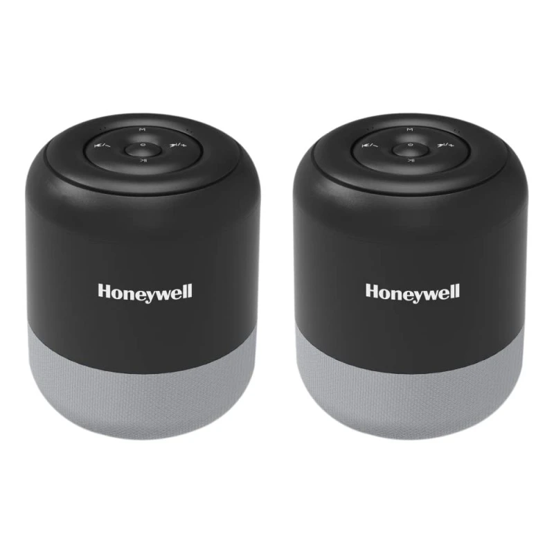 Honeywell Trueno U100 Duo, Lightweight & Portable Wireless Bluetooth Speaker, TWS Feature and Upto 24 Hours Playtime for 2 Speakers (Grey) Honeywell Trueno U100 Duo, Lightweight & Portable Wireless Bluetooth Speaker, TWS Feature and Upto 24 Hours Playtime for 2 Speakers (Grey)