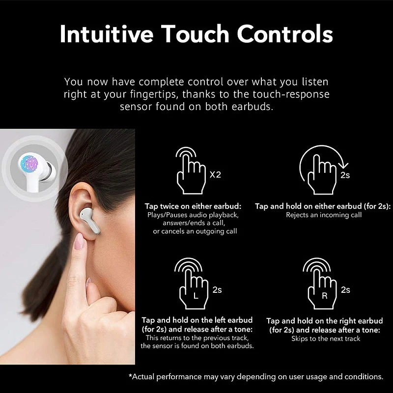 Honor Choice Bluetooth Earbuds Headphone Dual-Microphone, Noise Reduction for Calls, IP54 Waterproof and Dustproof Earphone, White Honor Choice Bluetooth Earbuds Headphone Dual-Microphone, Noise Reduction for Calls, IP54 Waterproof and Dustproof Earphone, White