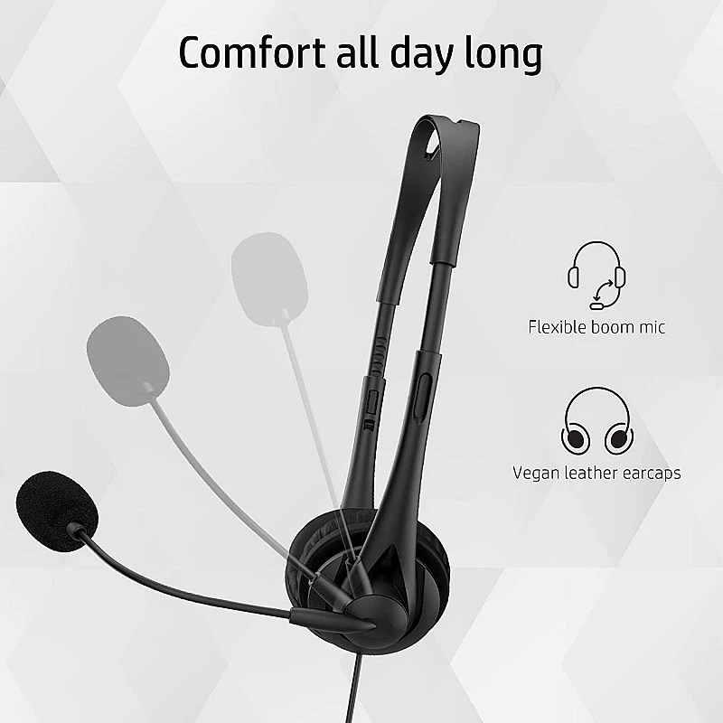 Hp Stereo 3.5mm Headset G2 Wired Over Ear Headphones Black Hp Stereo 3.5mm Headset G2 Wired Over Ear Headphones Black