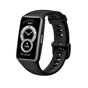 Huawei Band 6 Fitness Tracker Smartwatch for Men Women, 1.47''AMOLED Color Screen, SpO2,24H Heart Rate Monitor,14 Days Battery Life,Female Cycle Tracker, 5ATM Waterproof, Global Version,Black