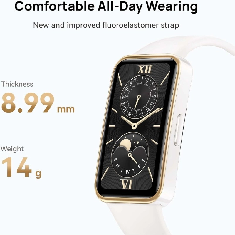 Huawei Band 9, Comfortable All-Day Wearing, Sleep Tracking, Fast Charging, Durable Battery, Intelligent Brightness Adjustments, 100 Different Workout Modes, Compatible with iOS&Android (Black)