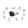 Impact by Honeywell 2MP Bullet CCTV Camera I 1080P real time high resolution AHD Wired Outdoor Camera White Impact by Honeywell 2MP Bullet CCTV Camera I 1080P real time high resolution AHD Wired Outdoor Camera White