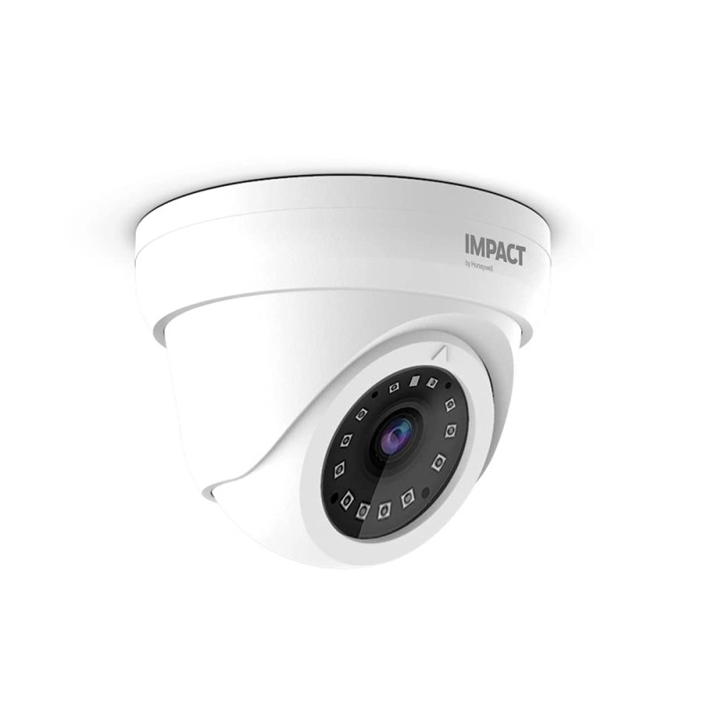 IMPACT by Honeywell 2 MP Wired Outdoor Bullet Security Camera I 1080p AHD CCTV Camera I Night Vision I OSD Control 4 in 1 UTC Support I Smart IR LED 10~20 Mtr I Made in India I Plastic Housing-White