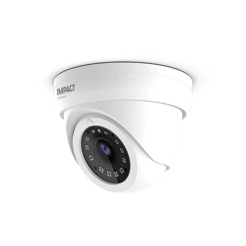 IMPACT by Honeywell 2 MP Wired Outdoor Bullet Security Camera I 1080p AHD CCTV Camera I Night Vision I OSD Control 4 in 1 UTC Support I Smart IR LED 10~20 Mtr I Made in India I Plastic Housing-White