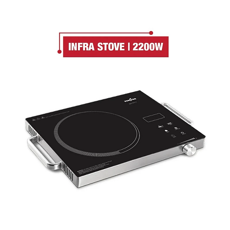 Kenstar 2000 W Induction Cooktop Touch Panel (Black, Silver, INFRA STOV) Kenstar 2000 W Induction Cooktop Touch Panel (Black, Silver, INFRA STOV)