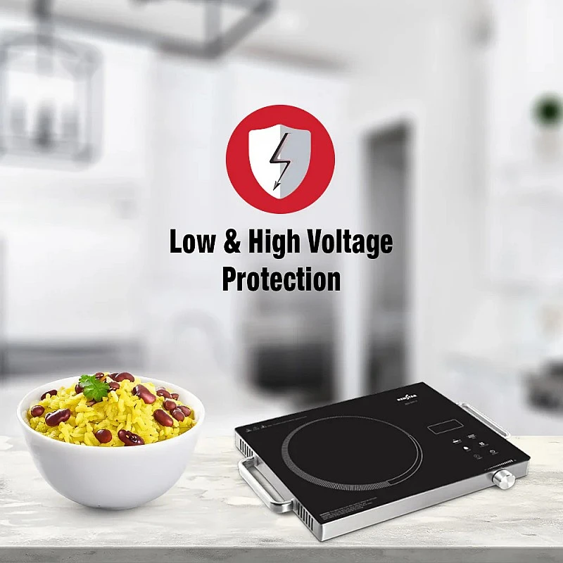 Kenstar 2000 W Induction Cooktop Touch Panel (Black, Silver, INFRA STOV) Kenstar 2000 W Induction Cooktop Touch Panel (Black, Silver, INFRA STOV)