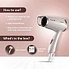Ikonic Travel Express Foldable Hair Dryer Adustable Two Speed Setting Fast Drying 1400W, Compact Design Travel Friendly, All Hair Type, For Men & Women Ikonic Travel Express Foldable Hair Dryer Adustable Two Speed Setting Fast Drying 1400W, Compact Design Travel Friendly, All Hair Type, For Men & Women
