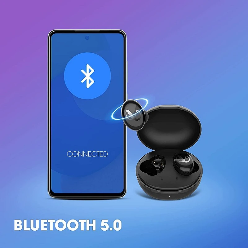 Infinity (JBL) Swing 320 by Harman 19 Hours of Playtime, , Bluetooth 5.0, Type C Wireless in Ear Earbuds with Mic - Black Infinity (JBL) Swing 320 by Harman 19 Hours of Playtime, , Bluetooth 5.0, Type C Wireless in Ear Earbuds with Mic - Black