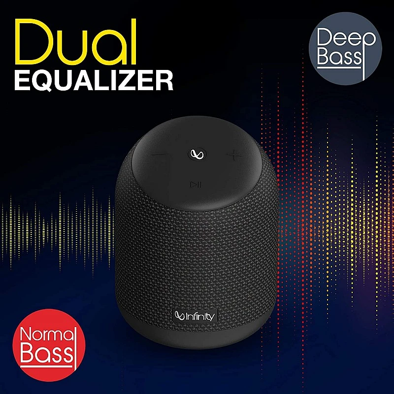 Infinity by Harman Fuze 200 Dual EQ Deep Bass 15W Portable Waterproof Wireless Speaker (Charcoal Black) Infinity by Harman Fuze 200 Dual EQ Deep Bass 15W Portable Waterproof Wireless Speaker (Charcoal Black)