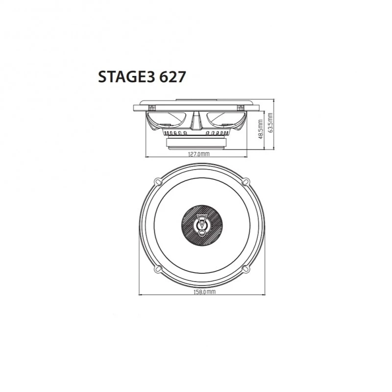 JBL A302Hi 6 1/2"(16.5Cm) 300W Coaxial Speakers with Polypeopylene Woofers Cones and Pei Balanced Dome Tweeters Ideal for Factory Speaker Upgrades. Frame Design Fits Most Factory Openings., Black JBL A302Hi 6 1/2"(16.5Cm) 300W Coaxial Speakers with Polypeopylene Woofers Cones and Pei Balanced Dome Tweeters Ideal for Factory Speaker Upgrades. Frame Design Fits Most Factory Openings., Black