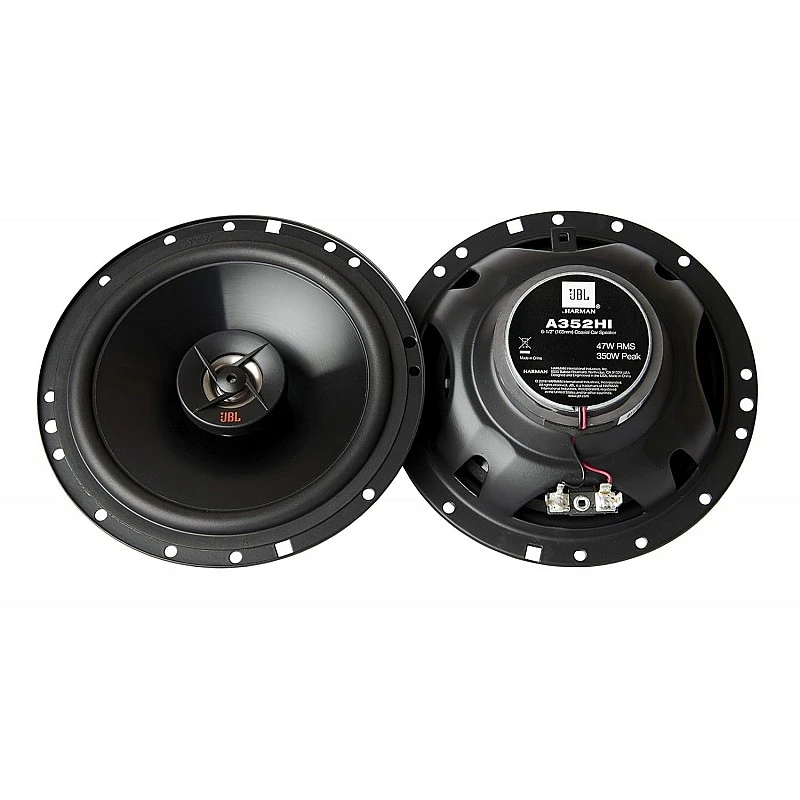 JBL A352Hi 6.5" Coaxial Speakers, 350W, Polypropylene Woofers, PEI Dome Tweeters, Ideal for Factory Upgrades, Black JBL A352Hi 6.5" Coaxial Speakers, 350W, Polypropylene Woofers, PEI Dome Tweeters, Ideal for Factory Upgrades, Black