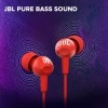 JBL C100SI In-Ear Headphones with Mic (Red)