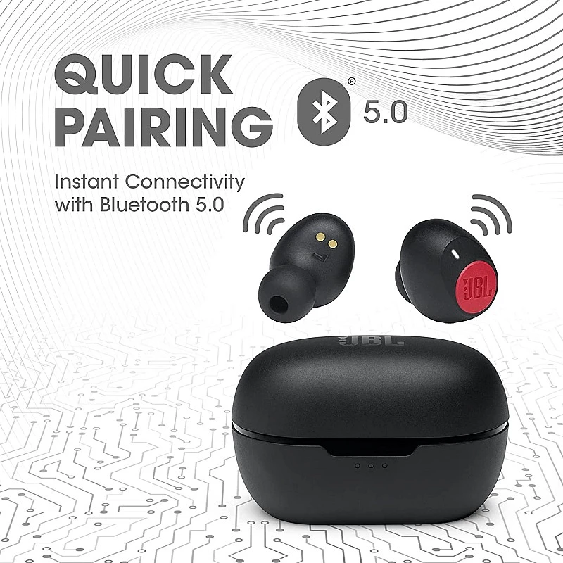 JBL C115 True Wireless Earbuds with Mic Red JBL C115 True Wireless Earbuds with Mic Red