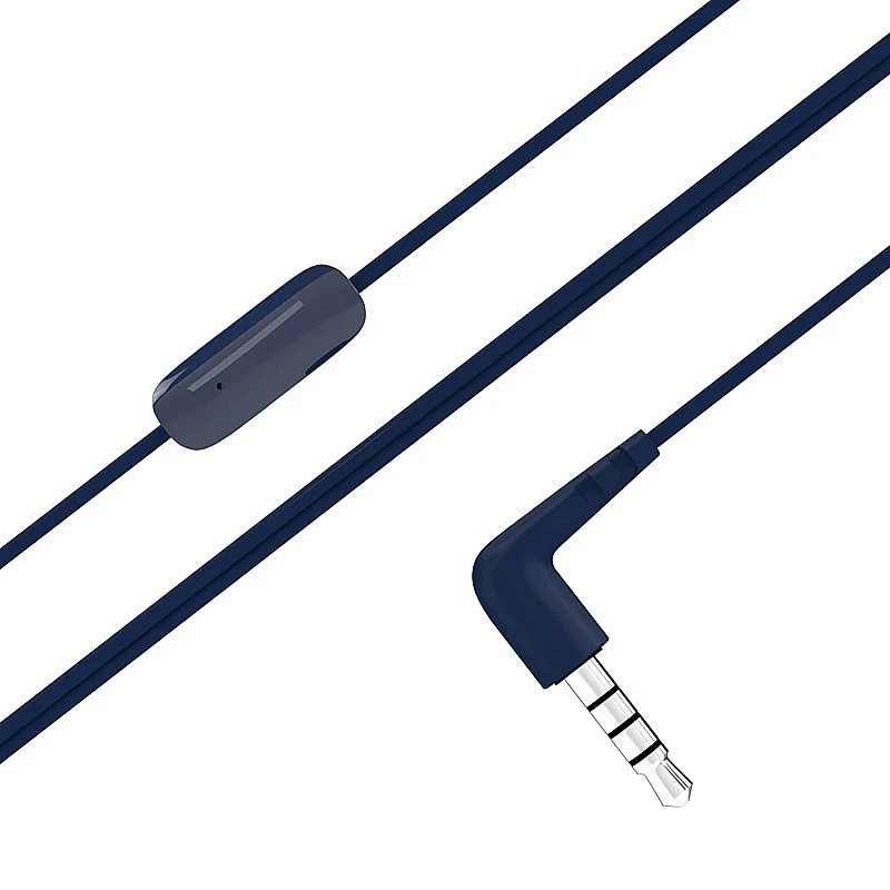 JBL C50HI Wired in Ear Headphones with Mic One Button Multi-Function Blue JBL C50HI Wired in Ear Headphones with Mic One Button Multi-Function Blue
