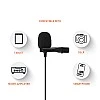 JBL Commercial CSLM20B Omnidirectional Lavalier Microphone with Battery for Content Creation, Voice over/Dubbing, Recording, black, small JBL Commercial CSLM20B Omnidirectional Lavalier Microphone with Battery for Content Creation, Voice over/Dubbing, Recording, black, small