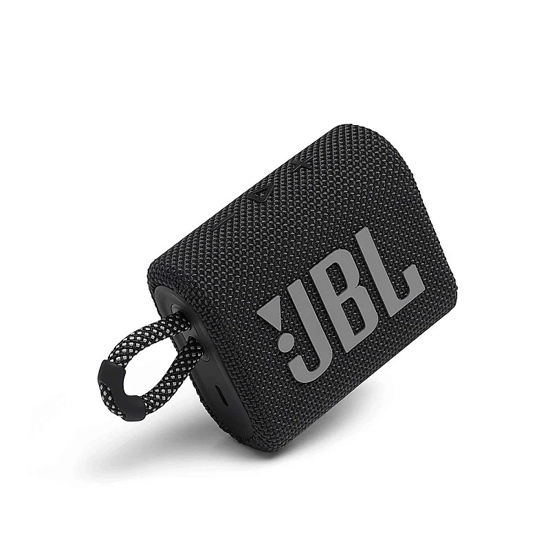 JBL Go 3, Wireless Ultra Portable Bluetooth Speaker, JBL Pro Sound, Vibrant Colors, Waterproof, Type C (Without Mic, Black) JBL Go 3, Wireless Ultra Portable Bluetooth Speaker, JBL Pro Sound, Vibrant Colors, Waterproof, Type C (Without Mic, Black)