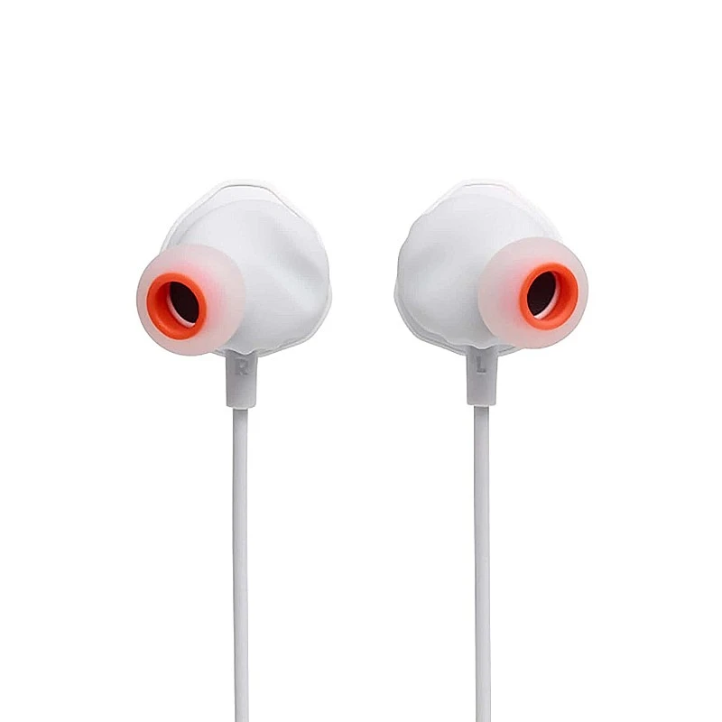 JBL Quantum 50 by Harman Wired in-Ear Gaming Headphone with Twist Lock Technology, Inline Voice Focus Microphone and Master Volume Slider (White) JBL Quantum 50 by Harman Wired in-Ear Gaming Headphone with Twist Lock Technology, Inline Voice Focus Microphone and Master Volume Slider (White)