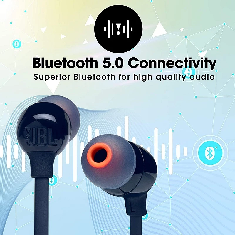 JBL Tune 125BT by Harman Wireless Bluetooth in Ear Headphone with Mic (Blue) JBL Tune 125BT by Harman Wireless Bluetooth in Ear Headphone with Mic (Blue)