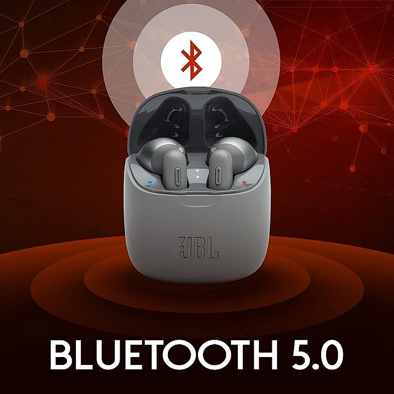 JBL Tune 225TWS by Harman True Wireless in-Ear Headphones with 25 Hours Playtime, Dual Connect, & Bluetooth 5.0 (Grey) JBL Tune 225TWS by Harman True Wireless in-Ear Headphones with 25 Hours Playtime, Dual Connect, & Bluetooth 5.0 (Grey)